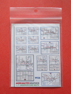 MM-9926 MODELMASTER  Station Route Maps