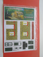 A312 ALPHAGRAPHIX O Gauge (7mm) Chelfham Station and Signal Box (Lynton and Barnstaple Railway) - card model kit