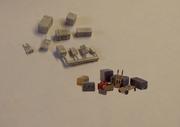 B61 P&D MARSH  Sack trucks / luggage / packing cases - N Gauge - unpainted