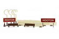 C013 DAPOL Platform Fittings, Fences & Lamps (Plastic kit) unpainted