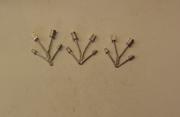 C102A P&D MARSH Chimney pots pack 2 ( 4 styles x 3 each) - N Gauge - unpainted