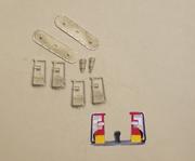 C152 P&D MARSH Self service style petrol pumps pack of 4 - N Gauge - unpainted