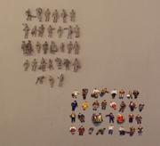 C26 P&D MARSH Crowd of 30 people in various poses - N Gauge - unpainted