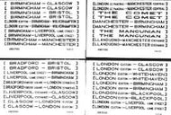 CB7 SMITHS (W&T) LMS Coach Name Boards - various areas - OO Gauge