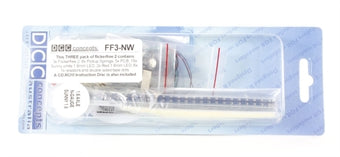 FF3-NW DCC-Concepts Flicker free N LED Pure White (Three pack) for N gauge coaches