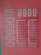 DG0801 DOWNSGLAZE  Goods Shed window frames on clear acetate (0 gauge)