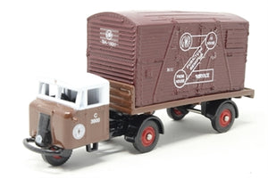 DG199010 CORGI LLEDO Scammell Mechanical Horse Flatbed/Container - GWR - BOXED