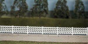 RAT-426C RATIO Station diagonal railings (cream)- OO Gauge
