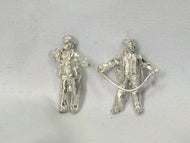 FF05 FALCON FIGURES Driver + Fireman, Driver Left Arm Raised + Fireman with Hosepipe - OO gauge - unpainted