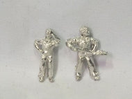 FF06 FALCON FIGURES Crew / Workers, 1 x Man Mopping Brow + 1 x Man with Shovel - OO gauge - unpainted