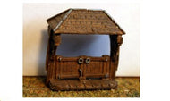 A83 LANGLEY Church Lych gate - N Gauge - unpainted
