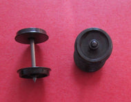 MRJ14Do/b2 MARKITS 14mm Disc Wheels PP 25.5mm Hornby Axles Blackened - 2 axles per set