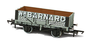 76MW5004 OXFORD RAIL  5 Plank Mineral Wagon - "Wm Barnard Coal & Forage Contractors" Worcester