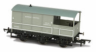 76TOA003 OXFORD RAIL Toad Brake Van - BR 6 Wheel Plated  (Bordesley Junction)