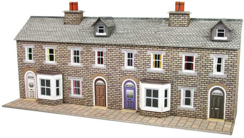 PN175 METCALFE Stone Terrace House Fronts - N scale