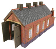 PN931 METCALFE Single Track Engine Shed Brick - N scale