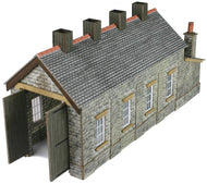 PN932 METCALFE Single Track Engine Shed Stone - N scale