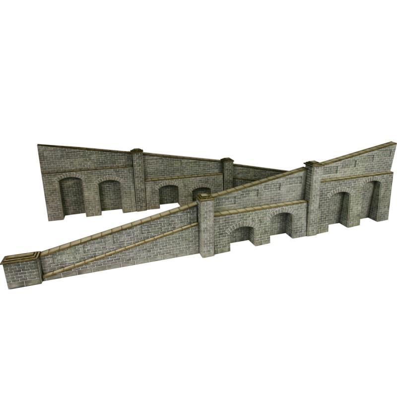PO249 METCALFE Stone Tapered Retaining Walls - OO scale