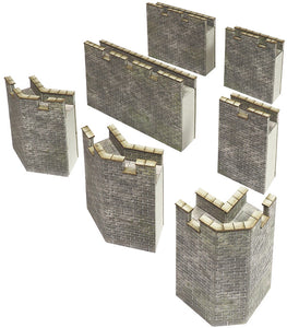 PO293 METCALFE Castle Curtain Walls - OO scale