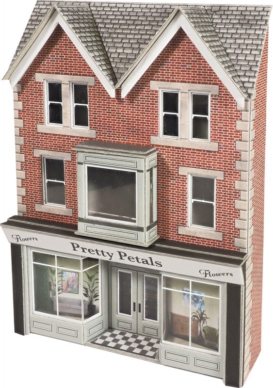 PO374 METCALFE  High Street Low Relief Shop Front - OO scale