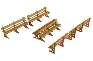 PO502 METCALFE Platform Benches - OO scale