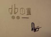 PW104 P&D MARSH  Station barrow - OO Gauge - unpainted