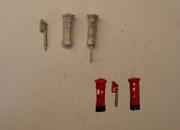PW114 P&D MARSH Post Boxes (3 different types) - OO Gauge - unpainted