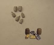 PW125 P&D MARSH  Mailbags / sacks / barrels - OO Gauge - unpainted