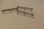 PW211 P&D MARSH  Long park benches/platform seats pack of 3 - unpainted - OO gauge