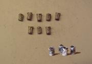 PW250 P&D MARSH  Dustbins pack of 8 - OO Gauge - unpainted