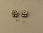 PW275 P&D MARSH  Mine Cars pack of 2 - OO Gauge - unpainted