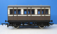 R1151-P01 HORNBY Caledonian Blue coach - Repainted in Chocolate and Cream- BOXED