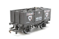 R142 HORNBY 7 plank open wagon  "EVANS & BEVAN" Neath. no. 388 - BOXED