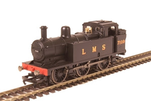 R3587 HORNBY Class 3F 'Jinty' 0-6-0T 7109 in LMS black - Railroad Range DCC compatible but no socket - BOXED