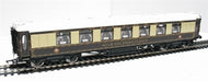 R4144A HORNBY Wood sided Pullman 3rd class parlour car "Car 34" with working table lamps - BOXED