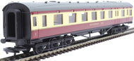 R4188D HORNBY ex-LMS Period II 12-wheel dining car M236M in BR crimson and cream