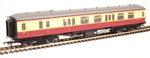 R4408B HORNBY 63' Hawksworth brake composite corridor W7858W in BR crimson and cream