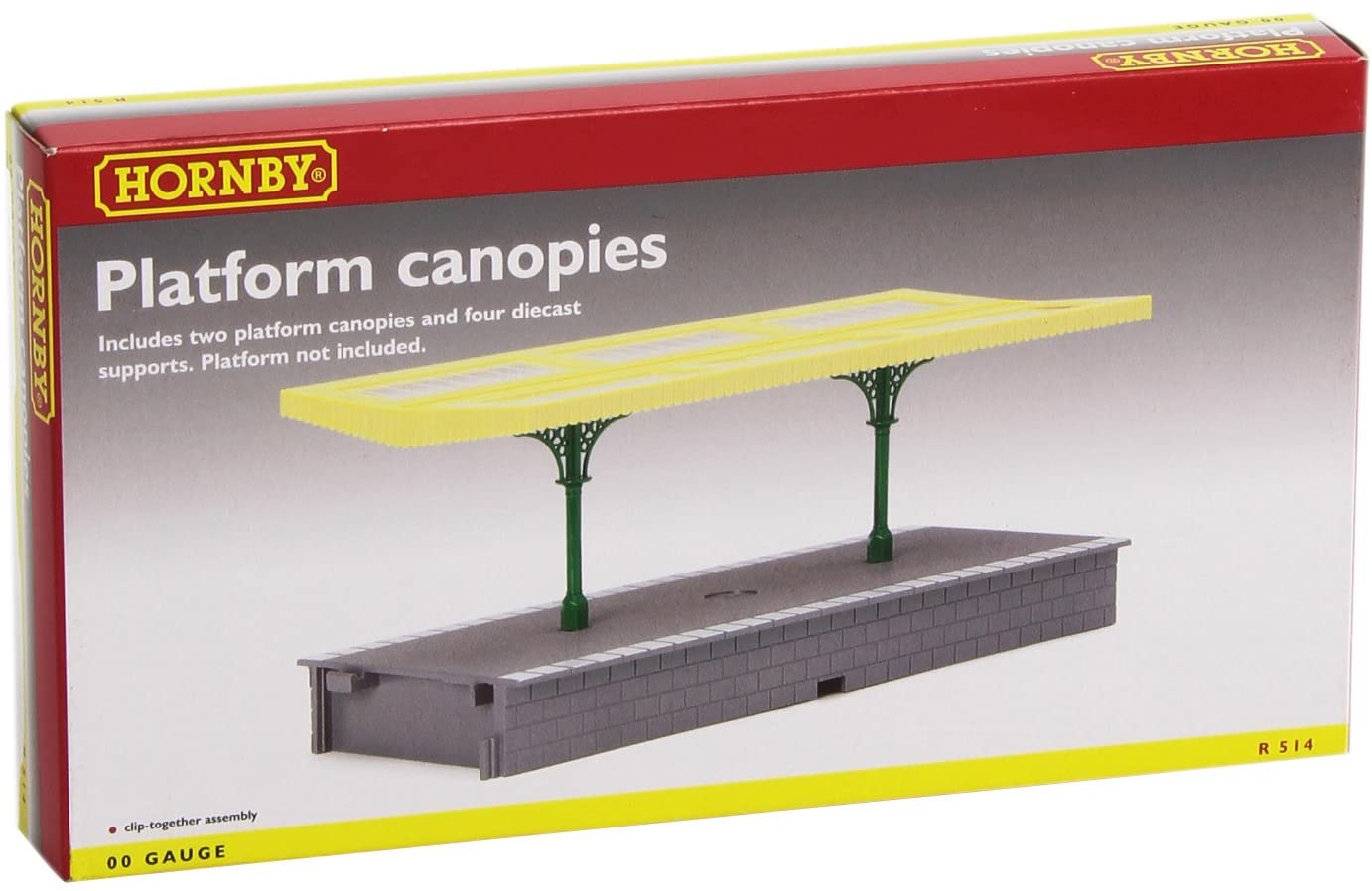R514U HORNBY Station Platform Canopies (used) - BOXED