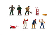 R7117 HORNBY  Working people - pack of six figures with additional tools