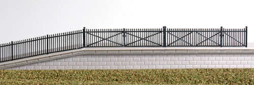 RAT-246 RATIO Spear Fence Ramps and Gates (N Gauge)