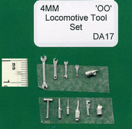 DA17 SPRINGSIDE  Locomotive Tools Set  unpainted - OO gauge