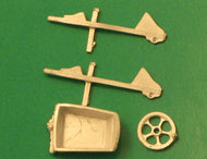 DA51 SPRINGSIDE  Wheelbarrows pack of 2 unpainted  - OO gauge