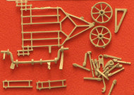 FM8 SPRINGSIDE  8 Tine Trailed Cultivator  unpainted - OO gauge