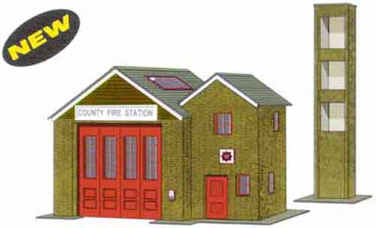 SQB36 SUPERQUICK  Country Fire Station Card Kit