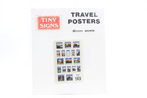 TSN93 TINY SIGNS  LNER Travel Posters - N Gauge