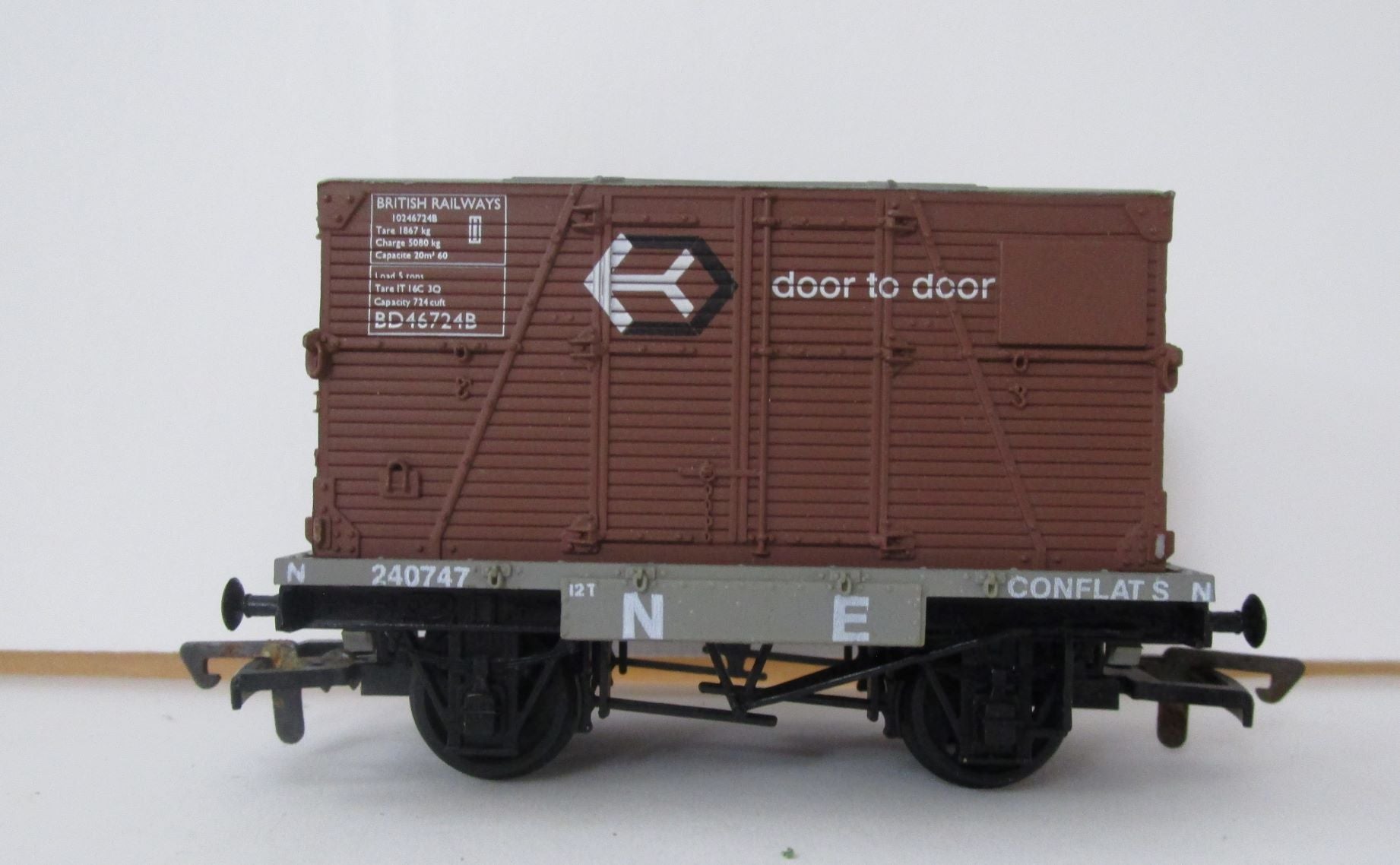 B120-P01 DAPOL NE Conflat & Container with BR Container