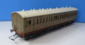 BMTC046 Kit built LNER Third coach oil lamp lighting - Unboxed