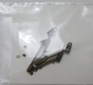 BP288 Pack of 4 Loco Lamps  with 2 white jewels and 2 red jewels (brass castings)