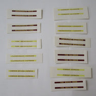 BP315 Various Coach Name boards (price per pair)
