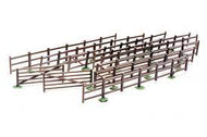 C023 DAPOL Fences and Gates -  8 strips (Plastic kit)